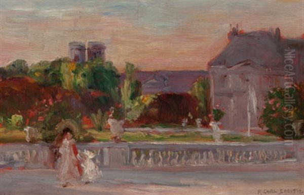 Luxembourg Gardens, Paris, France - view 1