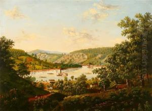 Ohio River, Near Cincinnati (near Smith's Landing, A Pioneer Settlement?)