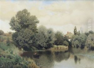 Mill Pond In Spring