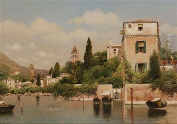 An Italian Lake - view 1