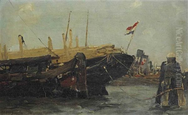 The Harbour Of Amsterdam - view 1