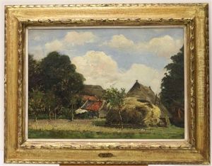 Boerderij Met Schuren En Hooiberg
