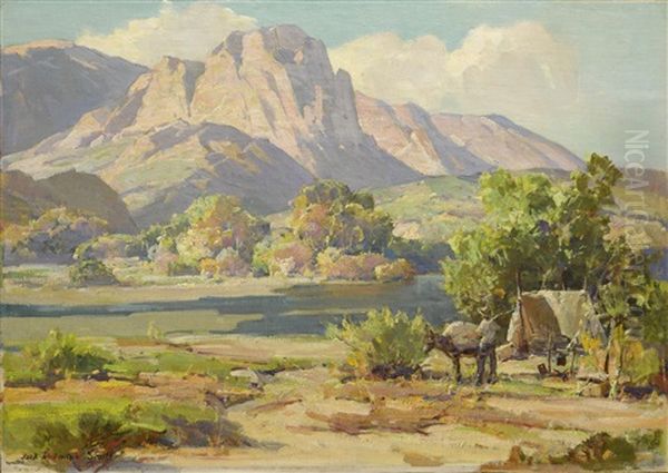 Sheep Herders Camp Along The Mojave River - view 1
