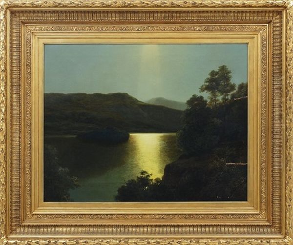 Summer Moonlight, Ellen's Isle Loch Katrine - view 1
