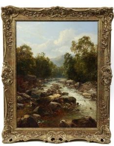 Fishing On The Ladder, North Wales