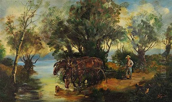 Untitled (stopping For A Drink) - view 1