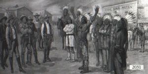 Blue Eagle Comanche Chief by Jerome Howard Smith