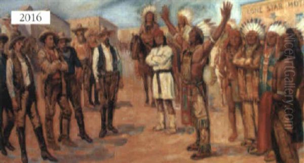 Blue Eagle Comanche Chief: Peace With The Texas Rangers - view 1