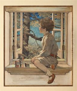 Leadville Express And Wagon by Jessie Willcox Smith