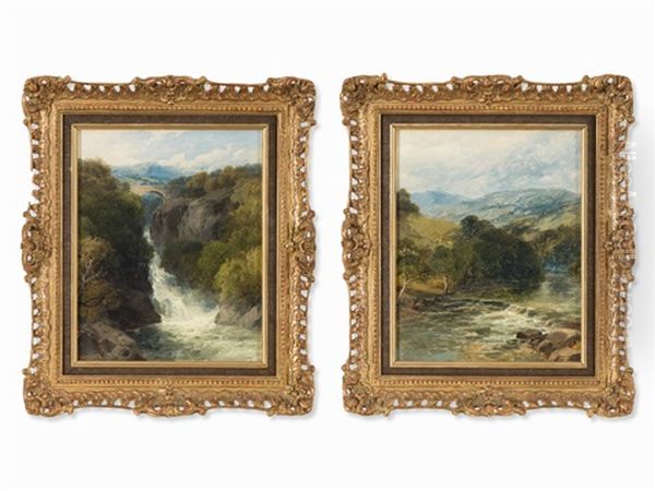 2 Welsh River Landscapes - view 1