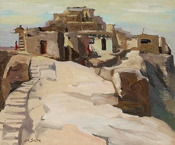 Pueblo Scene (acoma Pueblo?) - view 1