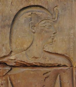 Painted Copy Of An Egyptian Relief: A Prince by Joseph Lindon Smith