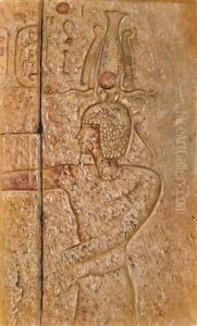 Relief At Karnak Temple by Joseph Lindon Smith