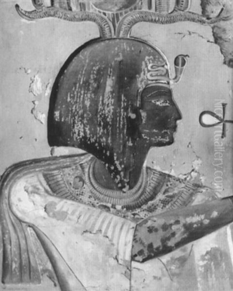 Egyptian Figure, Tomb Of Siptah, Valley Of The Kings - view 1