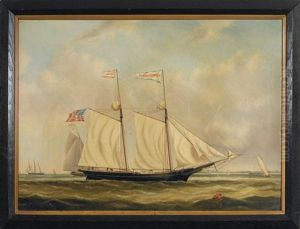 The Schooner "margaret Johnson" by Joseph B. Smith