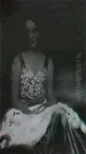 Mrs. Eileen Hayes With Fur Wrap Mrs. Eileen Hayes With Fur Wrap