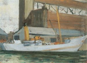Ship In Port by Lewis Edward Smith