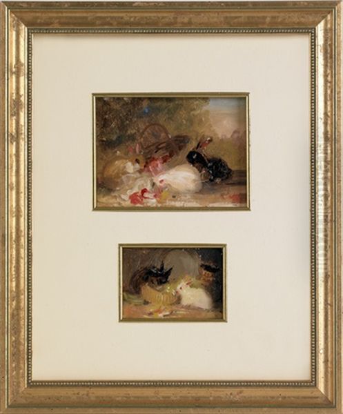 Sketches Of Rabbits (2 Works In 1 Frame) - view 1