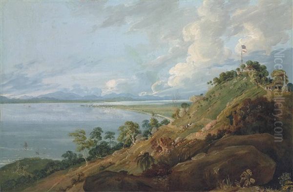 View Of Mount Erskine And Pulo Ticoose, Prince Of Wales Island - view 1
