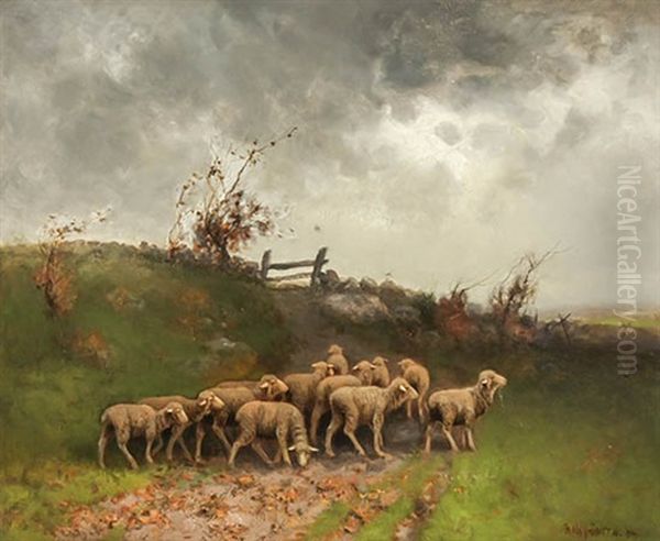 Sheep In A Landscape - view 1