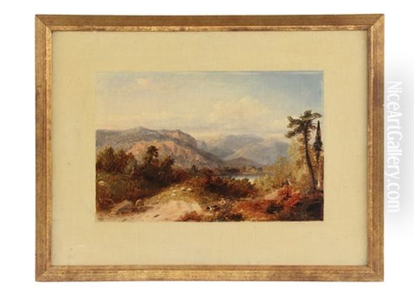 Sketch Of Moose Hill From The Saso - view 1