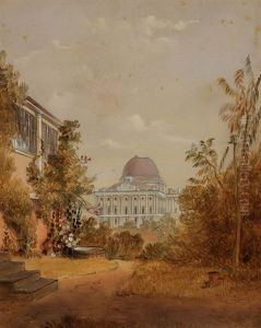 The Capitol From Mr. Elliott's Garden The Capitol From Mr. Elliott's Garden