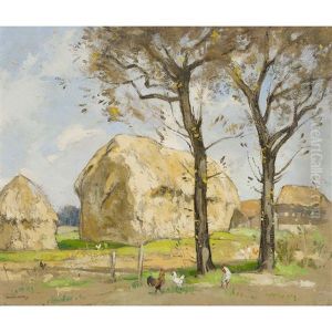 Haystacks And Cockerels