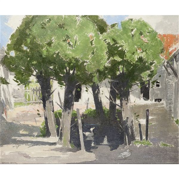 Farmyard Near Etaples - view 1