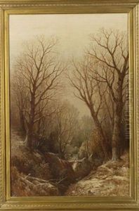 The Glen In Winter by Thomas Lochlan Smith