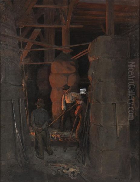 Smeder I Arbete, Troligen Bergslagen - view 1