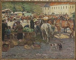 Torghandel by Wilhelm Smith