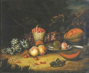 Still Life With Fruit In A Forest Glade Still Life With Fruit In A Forest Glade