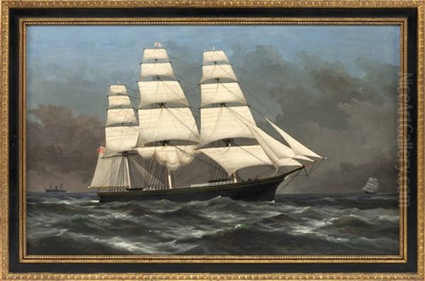 Famous American Clipper Ship Flying Cloud Built By Donald Mckay In 1851 - view 1