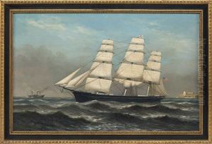 Clipper Ship Sovereign Of The Seas by Xanthus Russell Smith