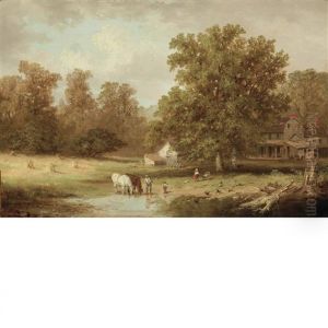 The Old Pennsylvania Homestead by Xanthus Russell Smith