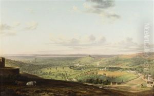 View Of The Severn Vale From Rodborough Fort