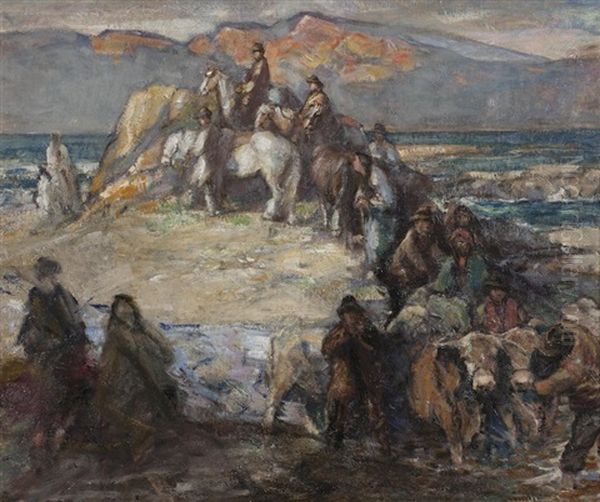 Islanders, Possibly Emigrants - view 1