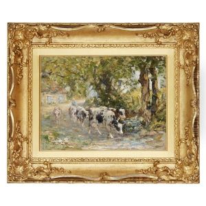 Cattle Watering by George Smith