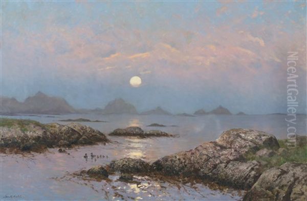 Kystlandskap I Maneskinn - view 1