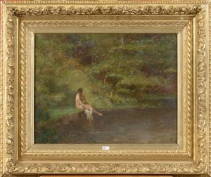 Baigneuse Au Bord De L"eau Baigneuse Au Bord De L"eau