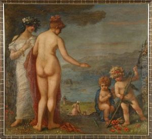 Les Baigneuses Au Lezard by Eugene Smits