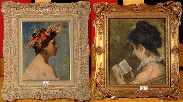 Flore (+ Jeune Fille A La Lecture, Lrgr; 2 Works) - view 1