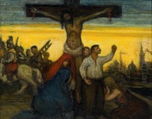 Le Calvaire by Jacobs (Jakob) Smits