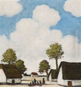 Village Campinois by Jacobs (Jakob) Smits