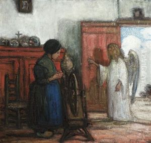 L'annonciation En Campine by Jacobs (Jakob) Smits