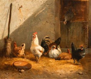 Pottering About In The Stable by Jan Geerard Smits
