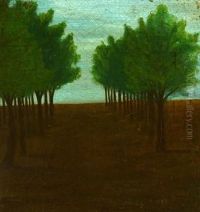 Young Maple Trees by Emile Pierre Branchard