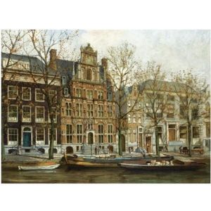A View On Het Huis Met De Hoofden At The Keizersgracht, Amsterdam A View On Het Huis Met De Hoofden At The Keizersgracht, Amsterdam
