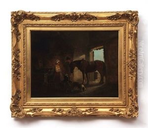 At The Forge by Edward Robert Smythe