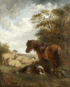 Sheepdog At Rest by Edward Robert Smythe